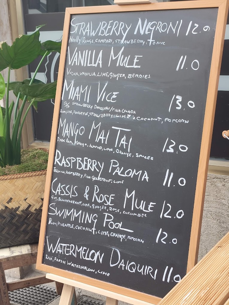 Zephyr Bar menu 4